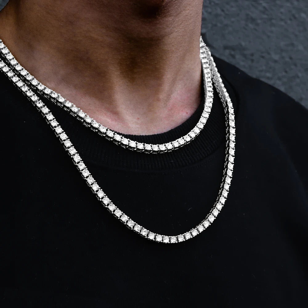 LoffsLuxury™ ICY Silver Tennis Chain