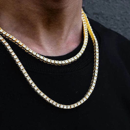 LoffsLuxury™ ICY Gold Tennis Chain